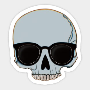 Cool Skull Sticker